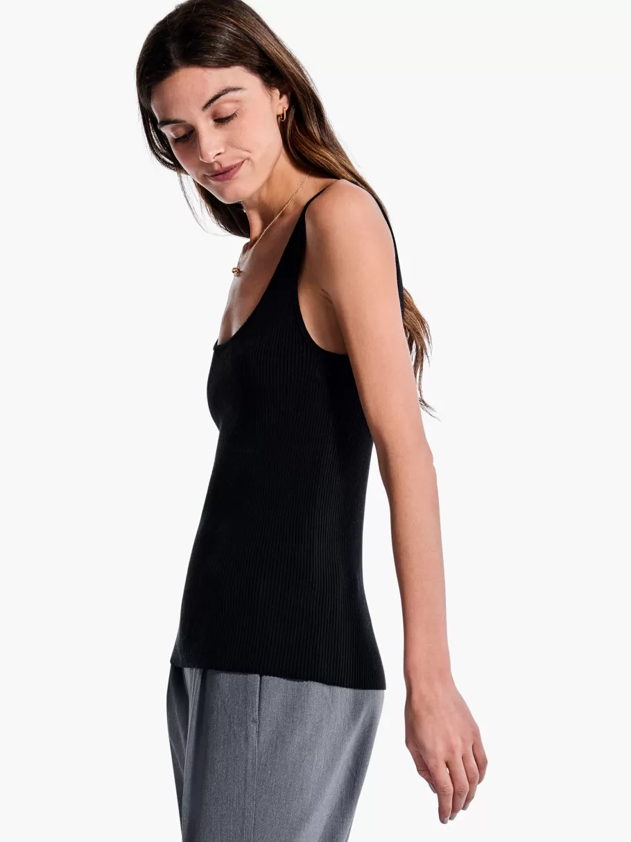 NIC+ZOE Rib Sweater Tank^Women Sweaters