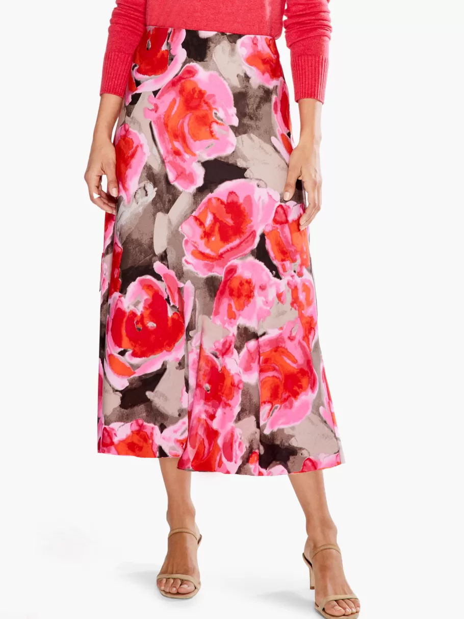 NIC+ZOE Rosy Outlook Slip Skirt^Women Dresses + Skirts