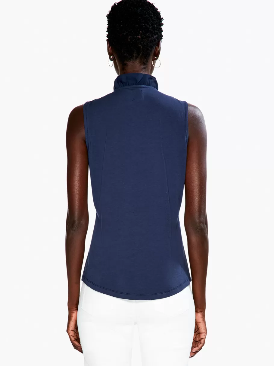 ruffled_around_tank_2.webp NIC+ZOE Ruffled Around Tank^Women Knit Tops + Tees