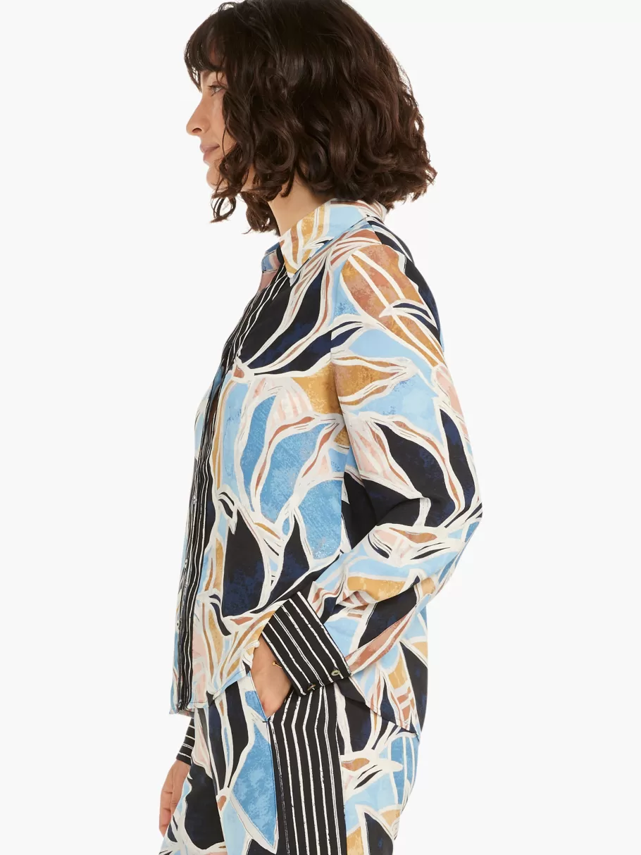 NIC+ZOE Sapphire Shades Shirt^Women Shirts + Blouses