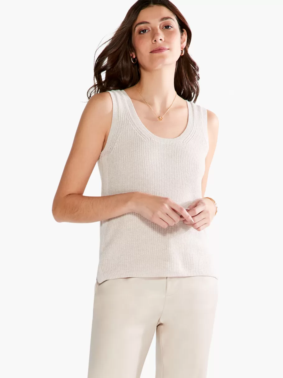 NIC+ZOE Shaker Knit Tank^Women Sweaters