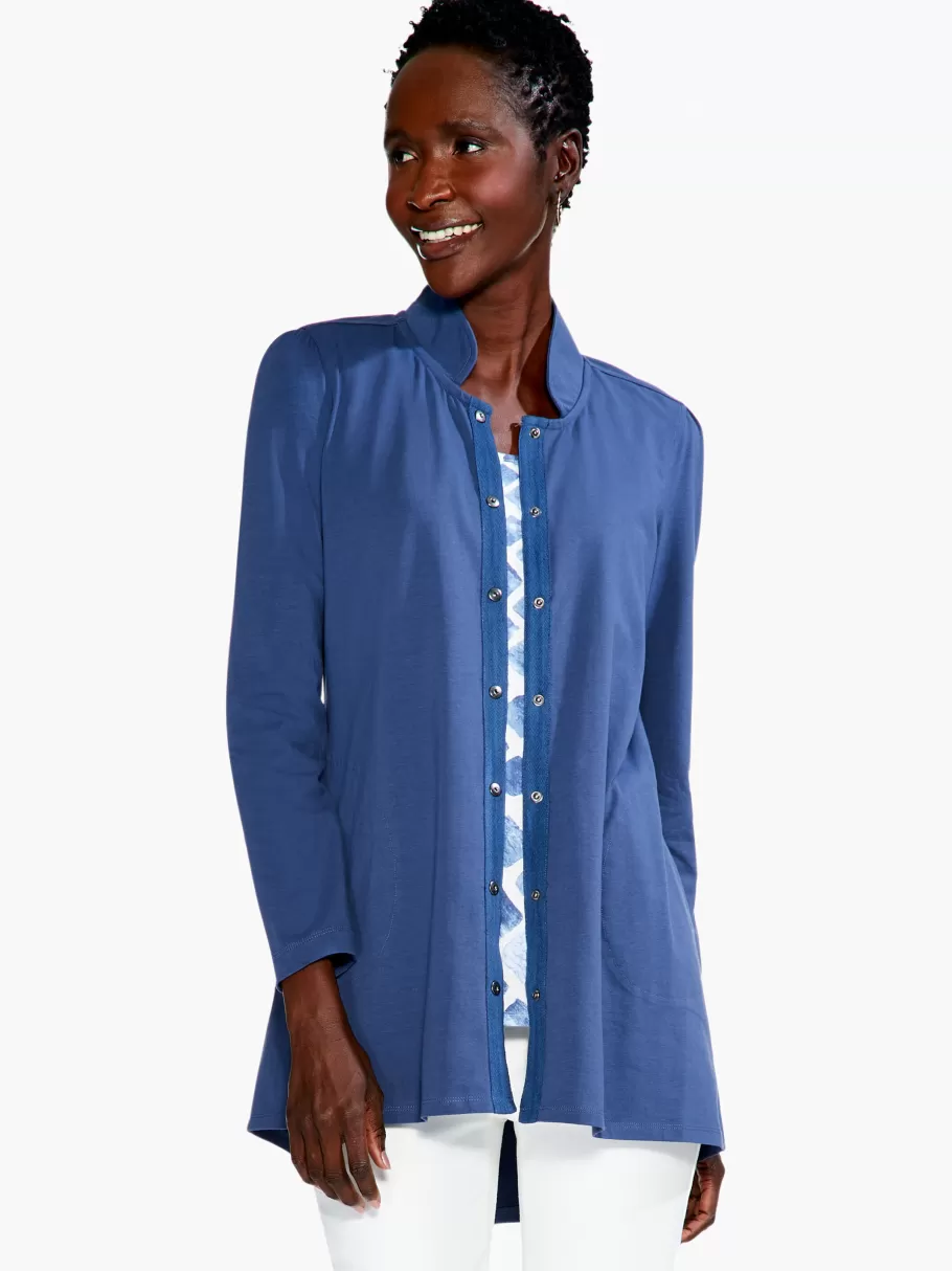 NIC+ZOE Snap Up Perfect Jacket^Women Jackets + Blazers