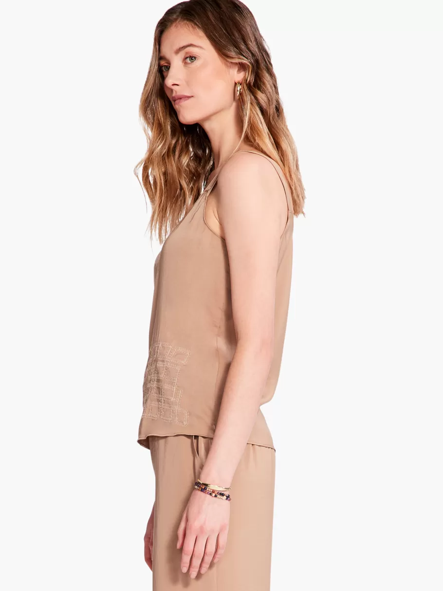 NIC+ZOE Soft Drape Squares Tank^Women Shirts + Blouses