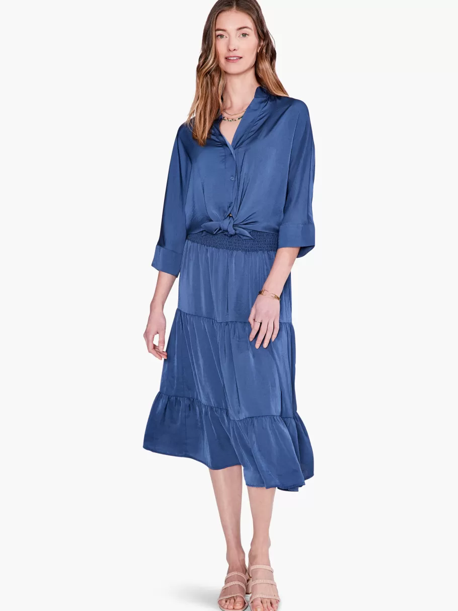 soft_drape_tiered_skirt_3.webp NIC+ZOE Soft Drape Tiered Skirt^Women Dresses + Skirts