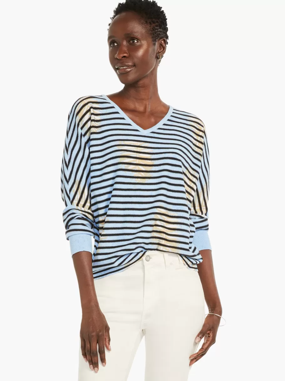 NIC+ZOE Stamped Stripes Sweater^Women Sweaters