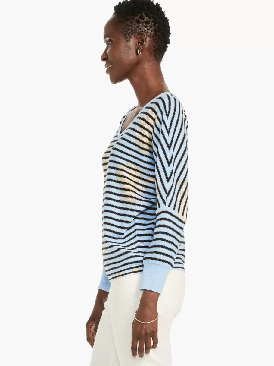 NIC+ZOE Stamped Stripes Sweater^Women Sweaters