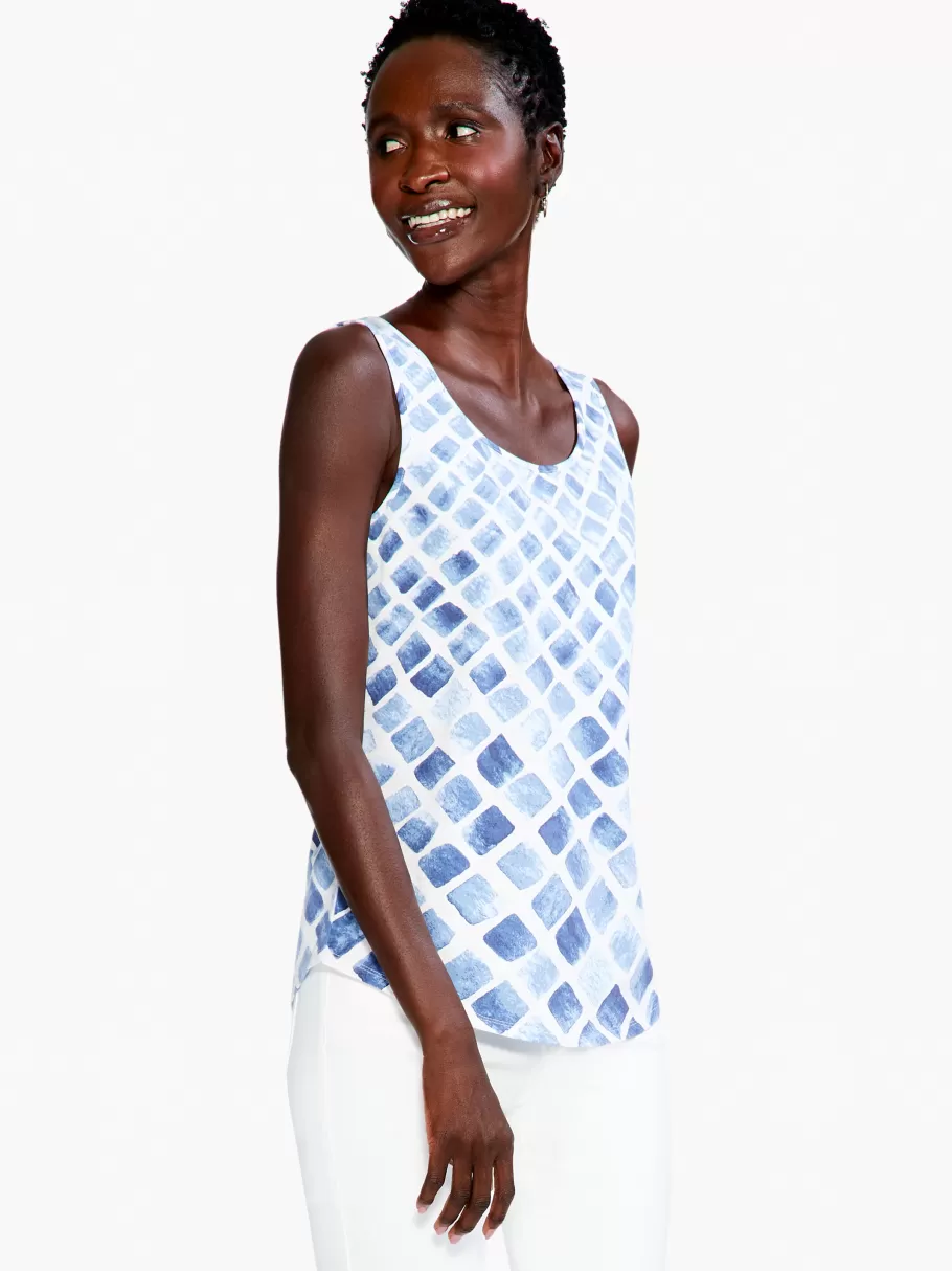 NIC+ZOE Stonefall Shirt Tail Perfect Tank^Women Knit Tops + Tees