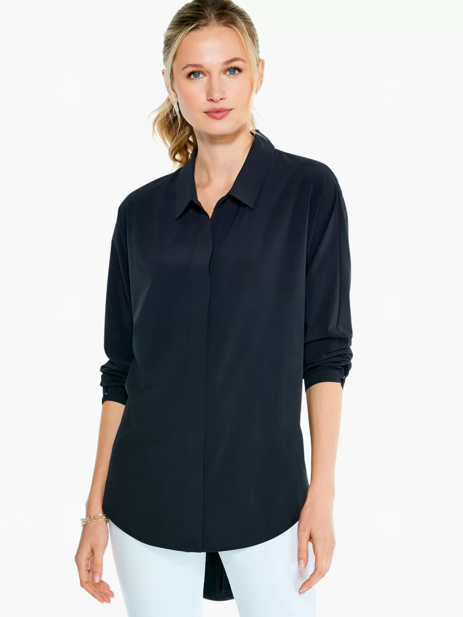 NIC+ZOE Tech Stretch Shirt^Women Shirts + Blouses
