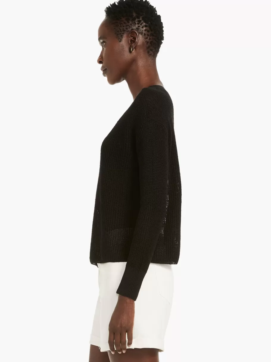 NIC+ZOE Textural V-Neck Summer Sweater^Women Sweaters