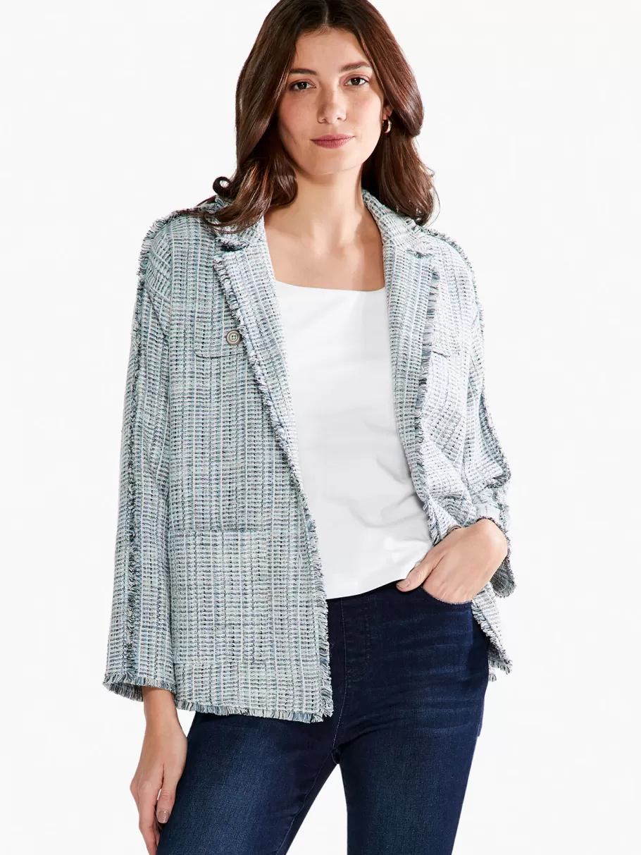 NIC+ZOE Vapor Blues Jacket^Women Jackets + Blazers