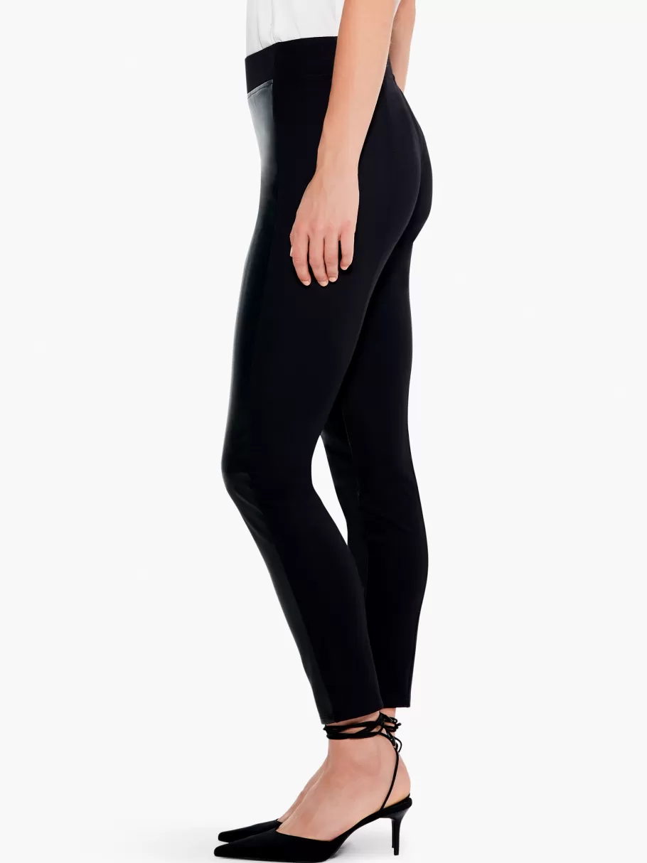 NIC+ZOE Vegan Leather 50/50 Legging^Women Pants