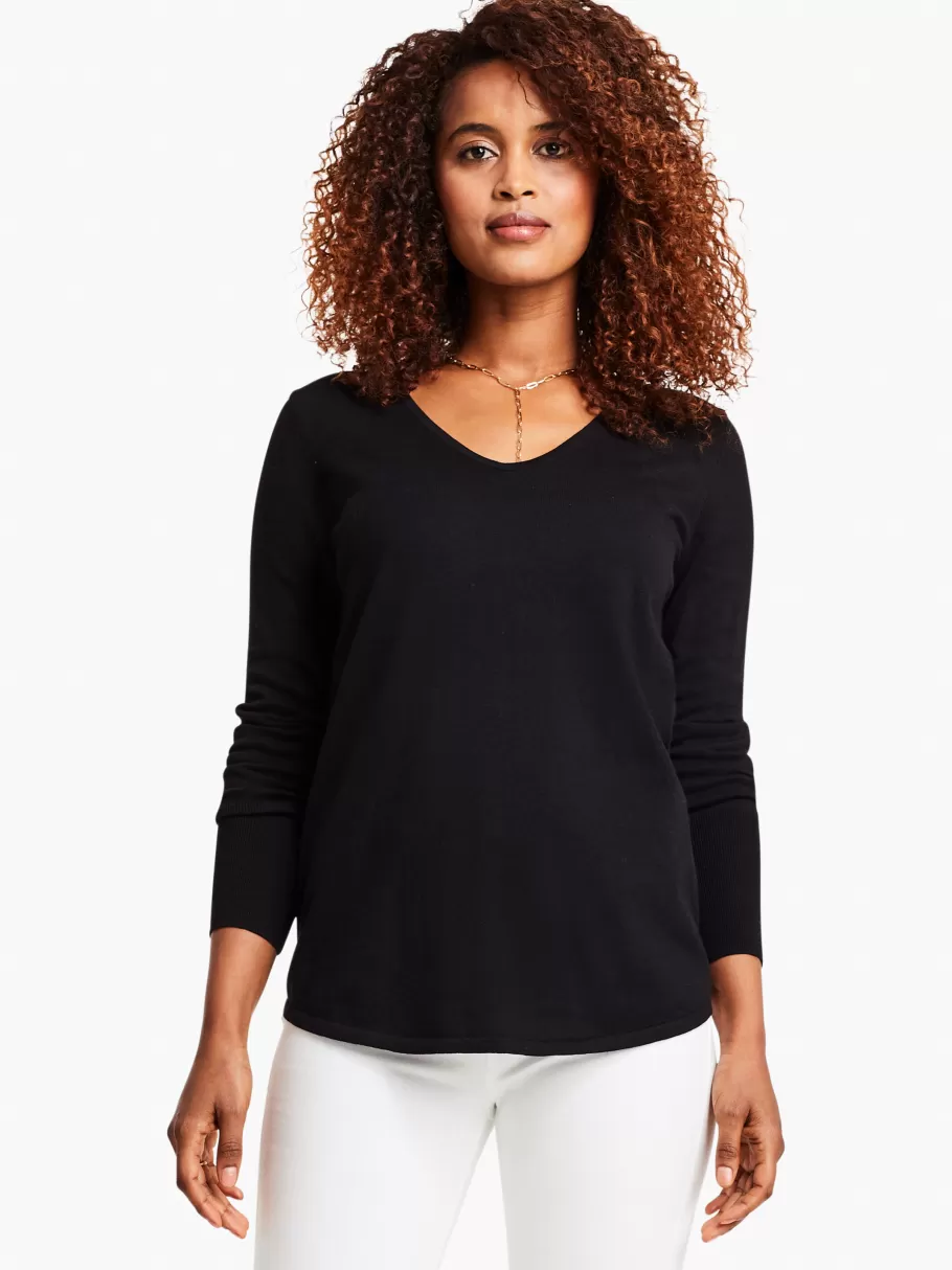 NIC+ZOE Vital V Neck Sweater^Women Sweaters