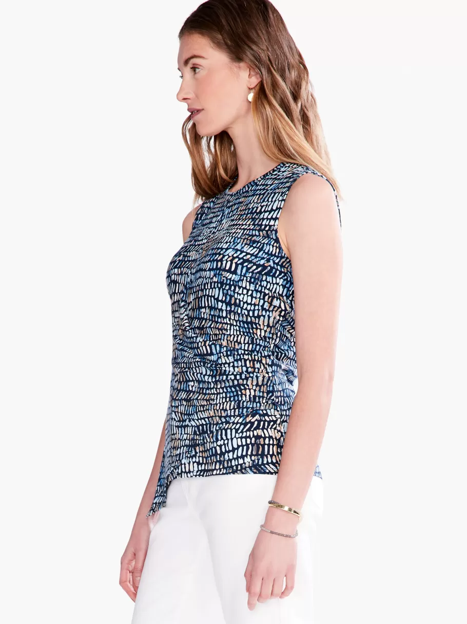 NIC+ZOE Water Drops Tank^Women Knit Tops + Tees