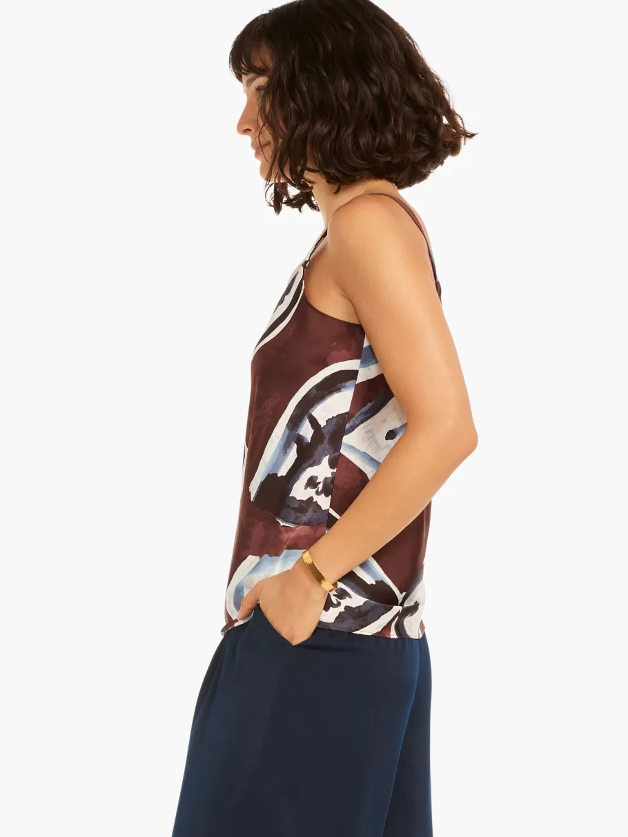 NIC+ZOE Watercolor Vines Tank^Women Shirts + Blouses