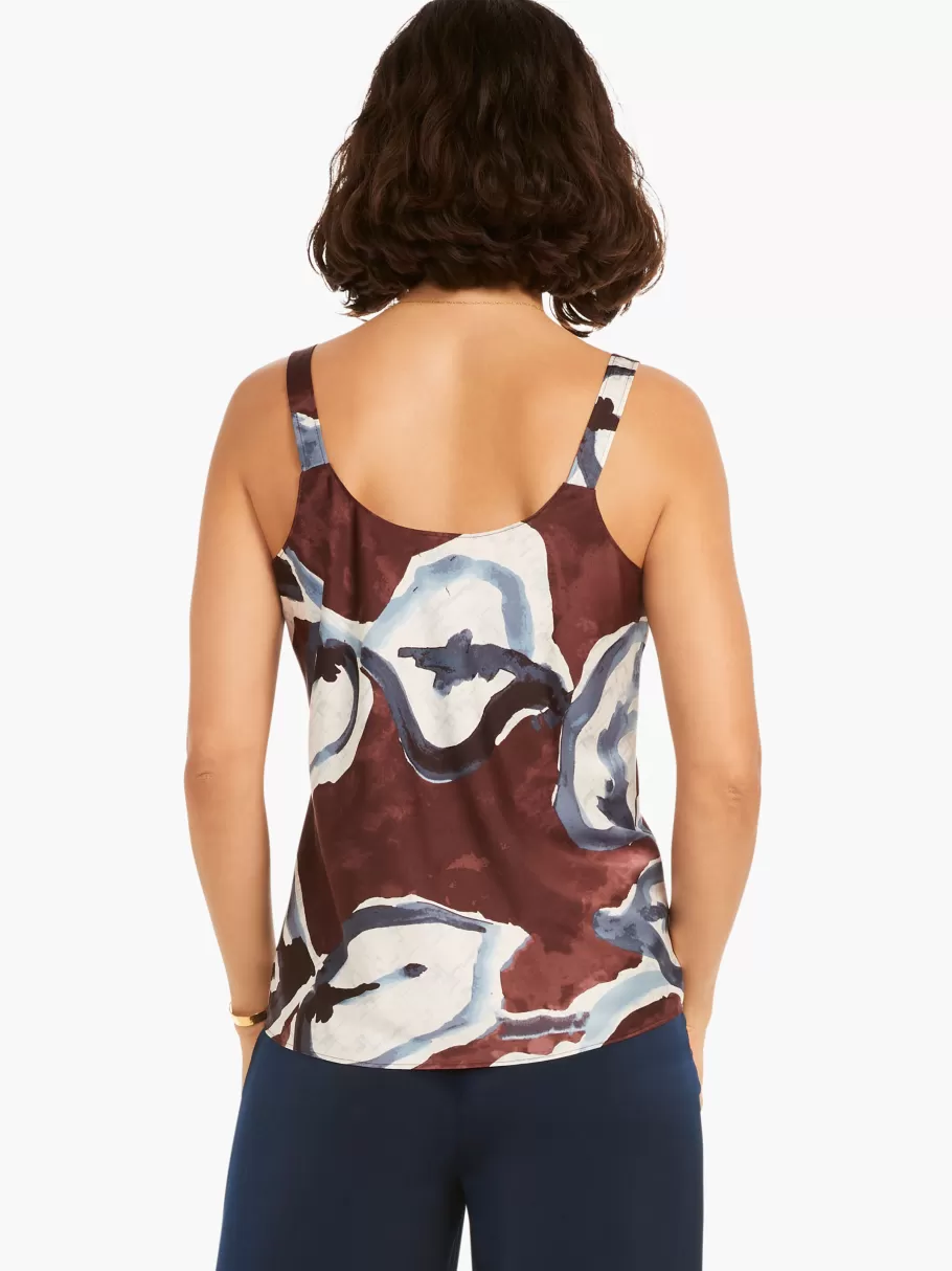 watercolor_vines_tank_2.webp NIC+ZOE Watercolor Vines Tank^Women Shirts + Blouses