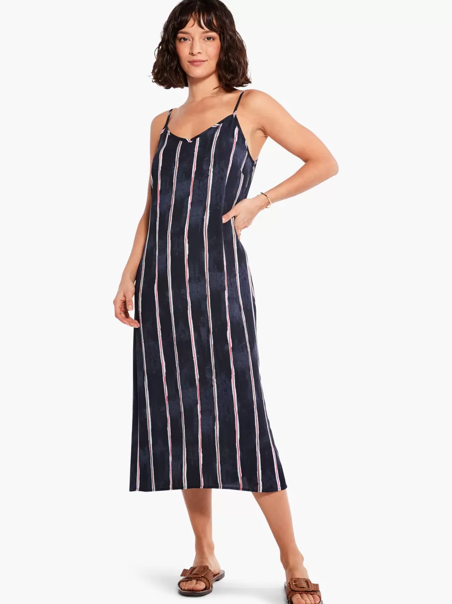 NIC+ZOE Wavy Lines Slip Dress^Women Dresses + Skirts