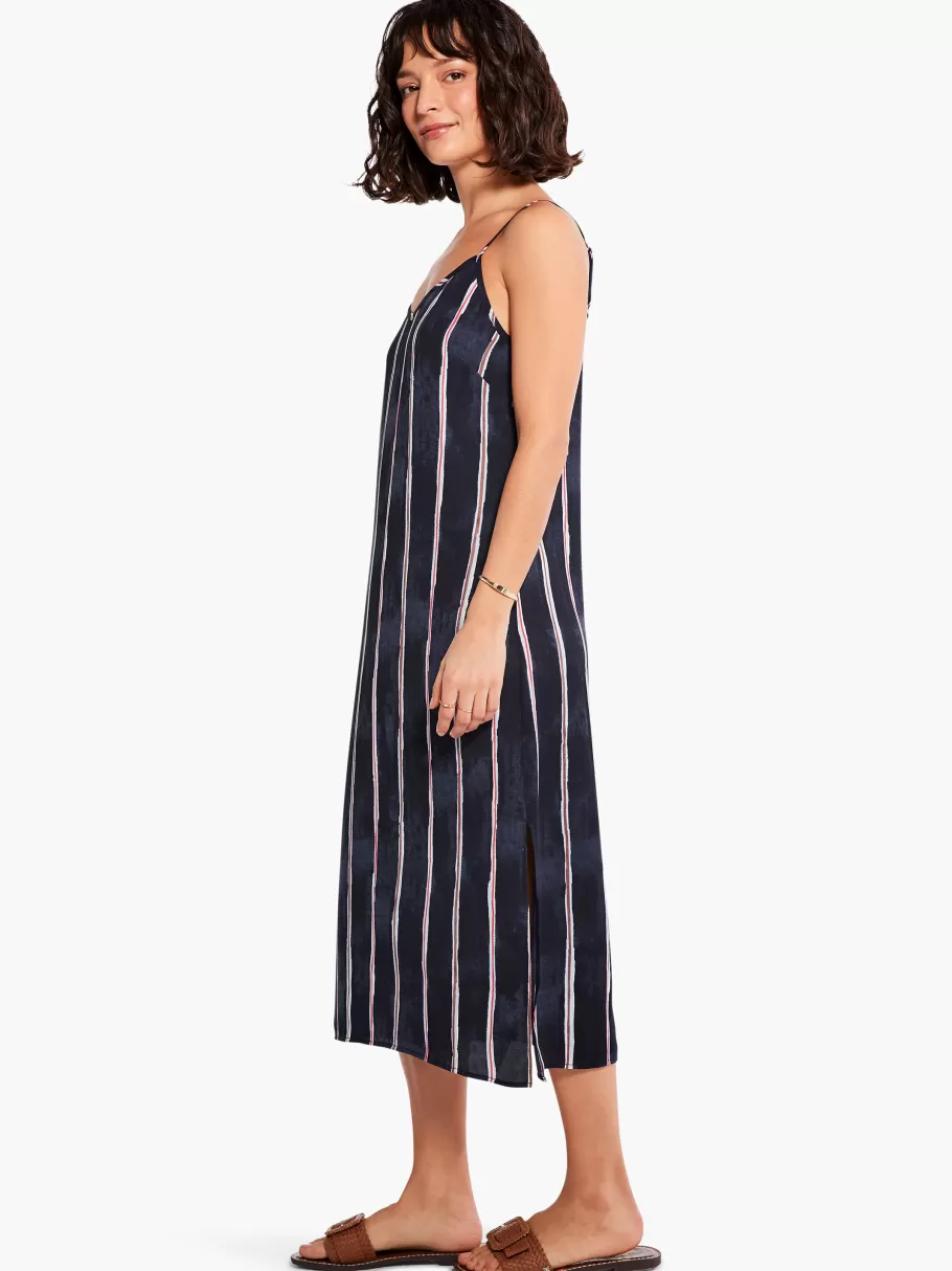 NIC+ZOE Wavy Lines Slip Dress^Women Dresses + Skirts